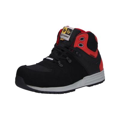 Sicherheitsschuh TOWORKFOR "Rebel" Gr. 37, schwarz (schwarz, rot), 37, Obermaterial: 100% sonstige Fasern AF., Schuhe