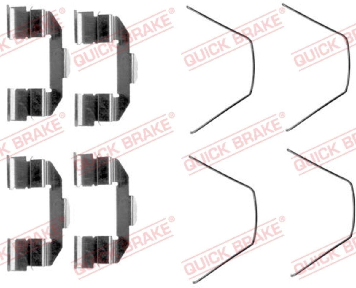 Zubehörsatz, Scheibenbremsbelag QUICK BRAKE 109-1607