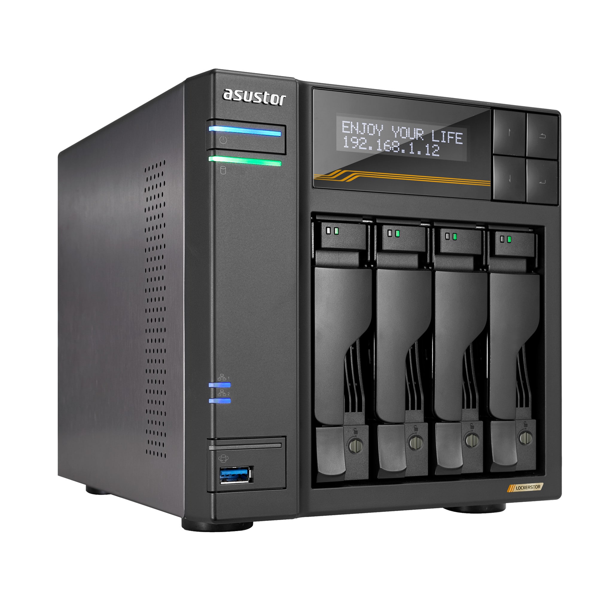 ASUSTOR AS6804T Gen3 Lockerstor 4 NAS System 4-bay 90-AS6804T00-MF30