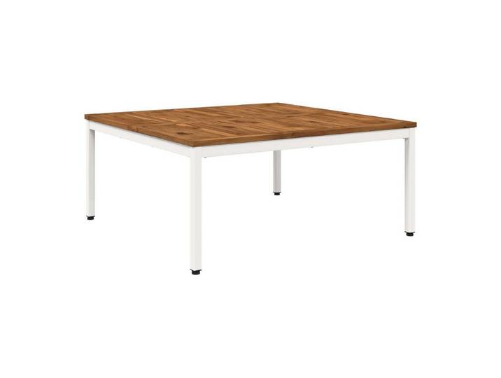 vidaXL Couchtisch Couchtisch Natürlich und Weiß 100 x 100,5 x 45 cm (1-St)