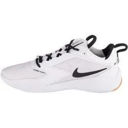 Nike, Unisex, Hallenschuhe, Air Zoom Hyperace Volleyballschuhe (45), Weiss, Schwarz