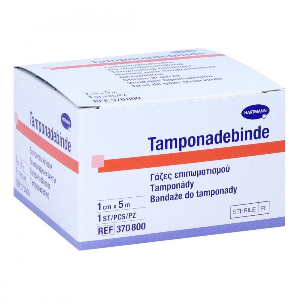 PAUL HARTMANN AG Tamponadebinde 1 cmx5 m steril Hartmann 01002981