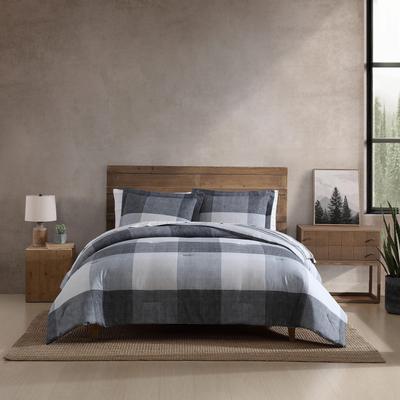Eddie Bauer Plaid Printed Grey Bonus Bed Set