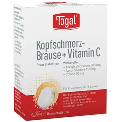 Togal Kopfschmerz-Brause+Vitamin C 20 St Brausetabletten