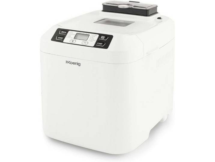 H.Koenig Brotbackautomat BAKE340 Brotbackmaschine mit 12 verschiedenen Programmen, 550 W