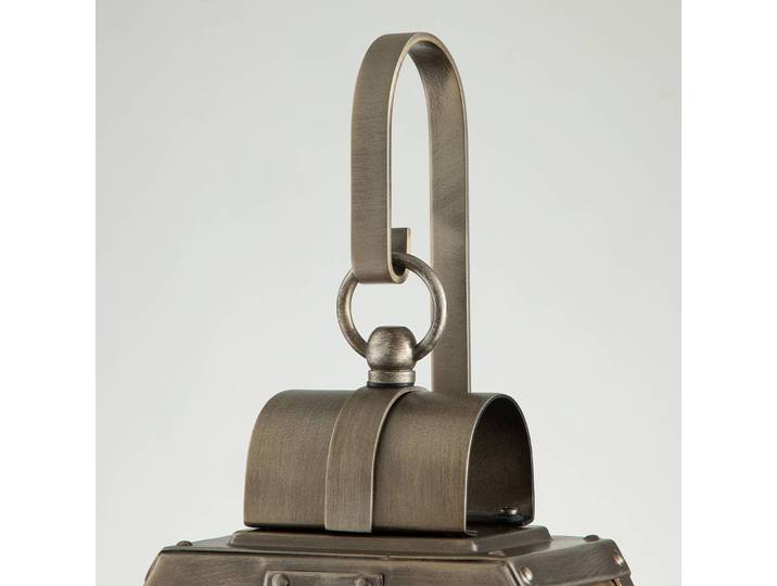 Quintiesse Aussenwandleuchte Heath, dimmbar, bronze / altmessing, Aluminium, Landhaus / Rustikal, Wandleuchte außen