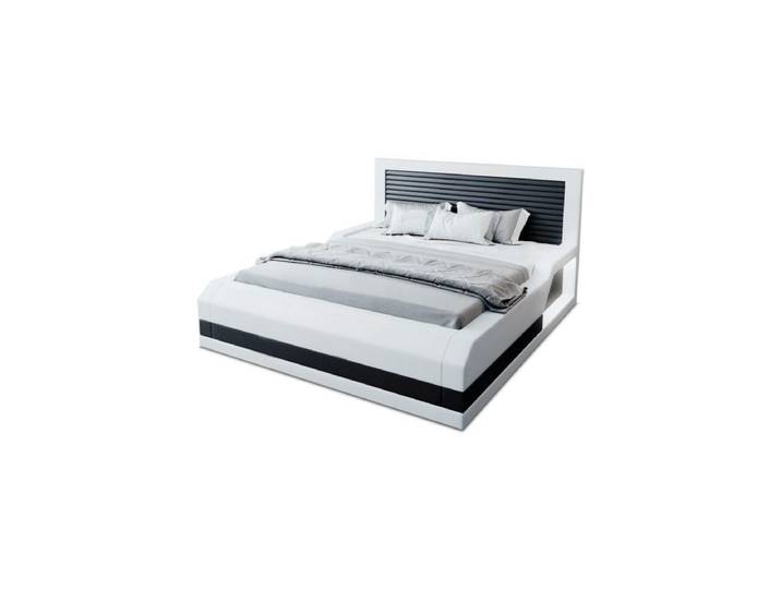 Sofa Dreams Boxspringbett Treviso Bett Kunstleder Premium Komplettbett mit LED Beleuchtung, mit Topper, mit Matratze, mit LED Beleuchtung