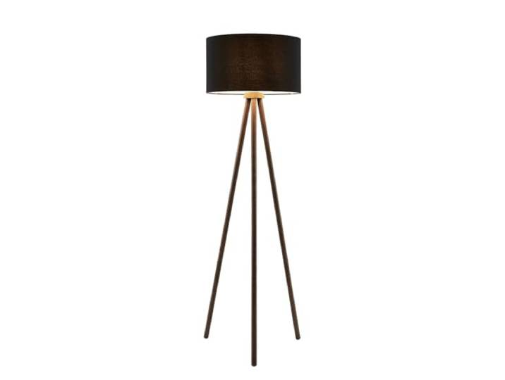 Lindby Stehlampe Majken (Skandinavisch) in Schwarz aus Holz (1 flammig, E27) - Stehleuchte Floor Lamp Standleuchte Wohnzimmerlampe Tripod Wohnzimmerleuchte