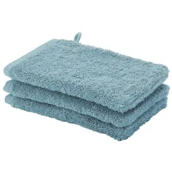 Aquanova Waschlappen London 16 x 22 cm Baumwolle Blau Aqua