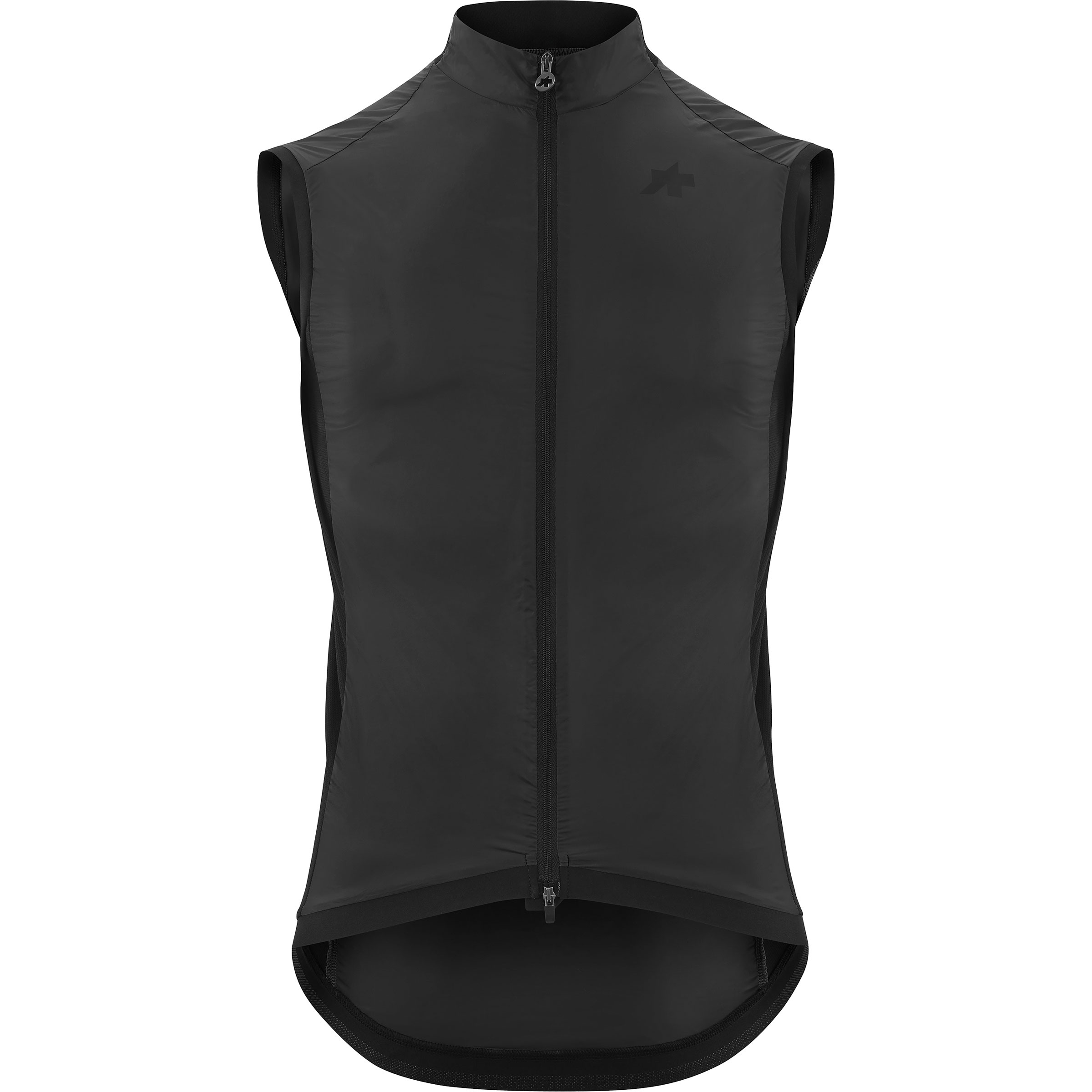 Assos Mille GT S11 Wind Weste Damen Fahrradwesten schwarz Größe L Rennrad | Gravel Klein verpackbar Wasserabweisend