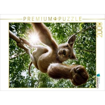 CALVENDO Puzzle Regenwald-Kanguru | 2000 Teile Lege-Größe 90x67cm Foto-Puzzle für glückliche Stunden