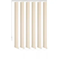 KS Handel 24 Lamellenvorhang Schiebevorhang fertiges Komplettsystem (sand / creme, 100x180 cm)