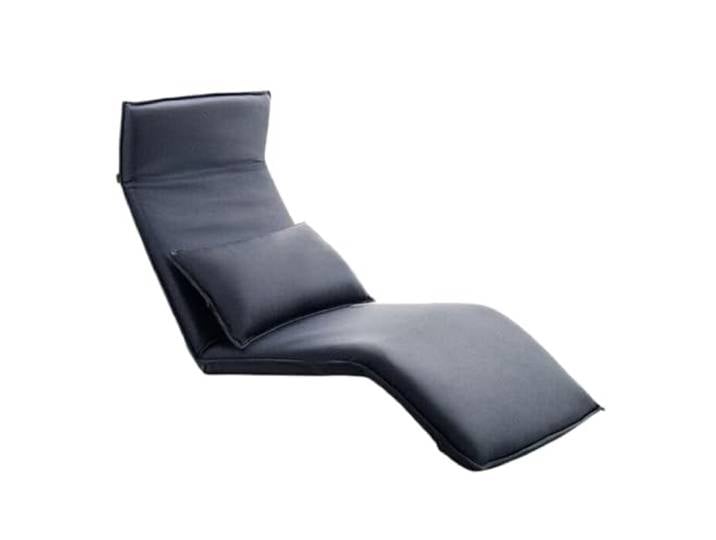 Xumh2024-3 Sitzsack Klappbarer Tatami-Bodenstuhl mit waschbarem Bezug, verstellbares Liegesofa(Grigio)