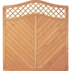 T&J CLASSICO Sichtschutz Rankgitter Krone Douglasie 1800 x 1800/1900 mm