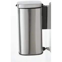 Wenko Sare, Abfalleimer, Silber