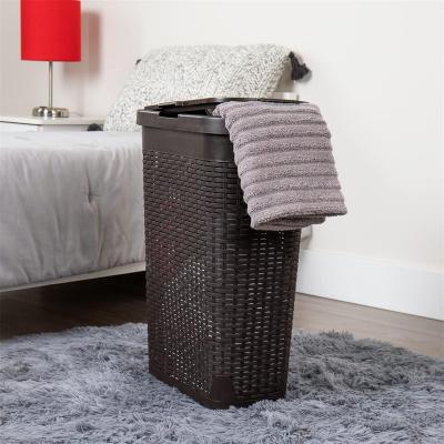 No "40L Slim Laundry Hamper Clothes Basket - 18""L x 10.4""W x 23.5""H"