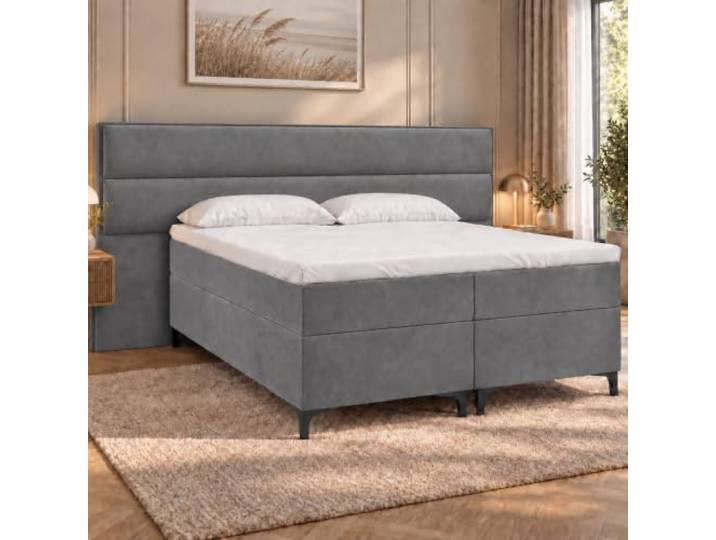Best For Home Boxspringbett Tito Bonellfederkern inkl. 2X Nachttisch und Topper T-30 - Boxspringbett mit Bettkasten, mit Lieferung