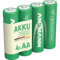 ANS NH 4X2650 - NiMh Akku, AA (Mignon), 2650 mAh, 4er-Pack