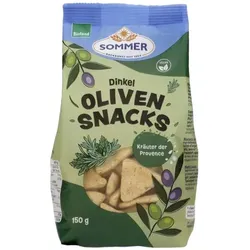 Sommer Oliven-Snacks Kräuter der Provence Dinkel bio