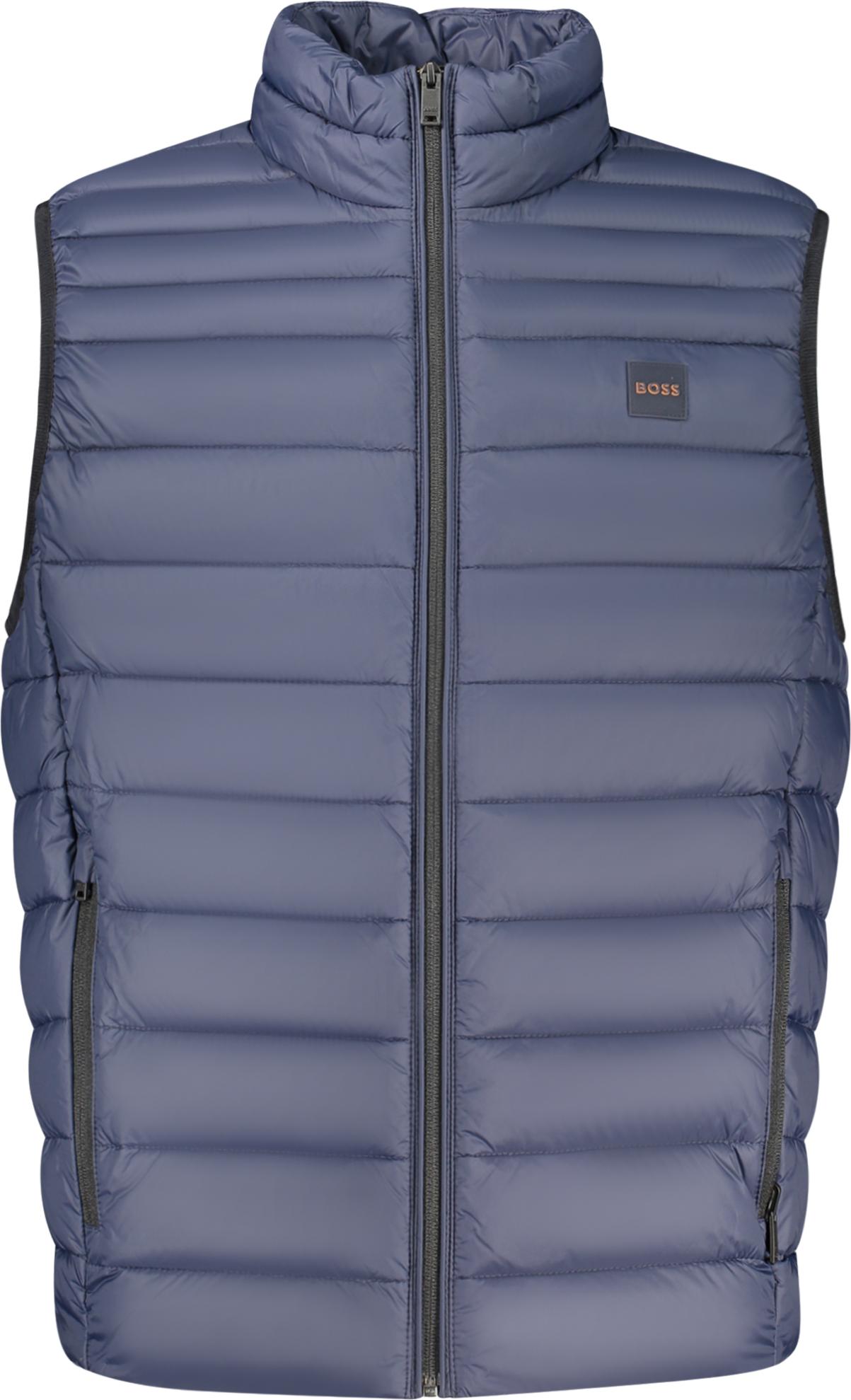 Ärmelloses Herrenhemd Blau - Stilvolle Weste mit Taschen und Reißverschluss
