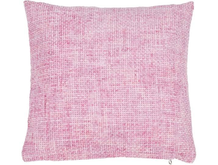 Dekokissen DONE. Twist , rosa (old rose, meliert), B:45cm H:1cm L:45cm, Polyester, Dekokissen_Sitzkissen_Kissenhüllen, Dekokissen, Geflochtene Optik