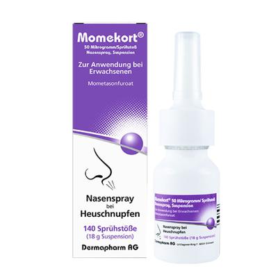 Momekort 50 µg/Sprühst.Nasenspr.Susp.140 Erwachs. 18 g Nasenspray