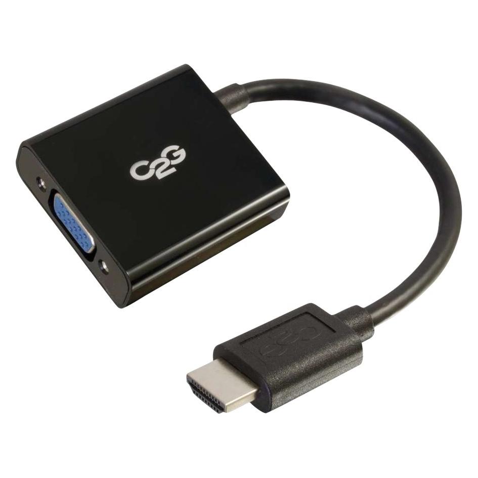 C2G Adapter-Dongle HDMI-Stecker auf VGA-Buchse (HDMI, VGA) (41350)