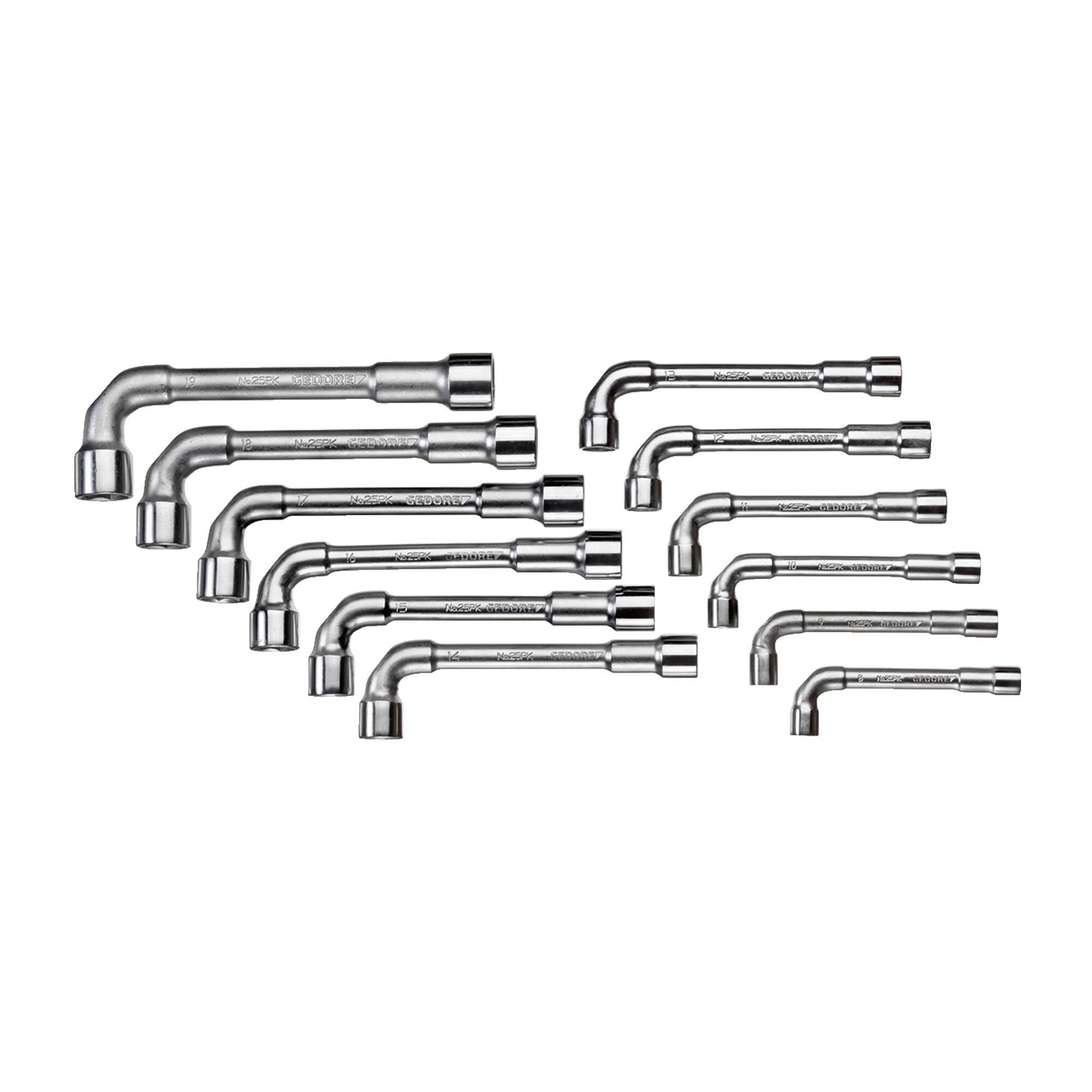 Gedore 25 PK-012 Doppelsteckschlüssel-Satz 12-teilig 8-19 mm (1527312)