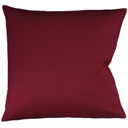 fleuresse Bettwäsche Mako Satin Colours 009100-4074 pflaume Kuschelkissen 40x40 cm