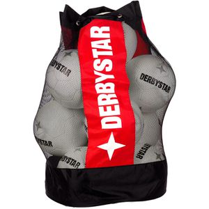 Derbystar Ballsack 4521000300, für bis zu 10 Bälle, rot/schwarz