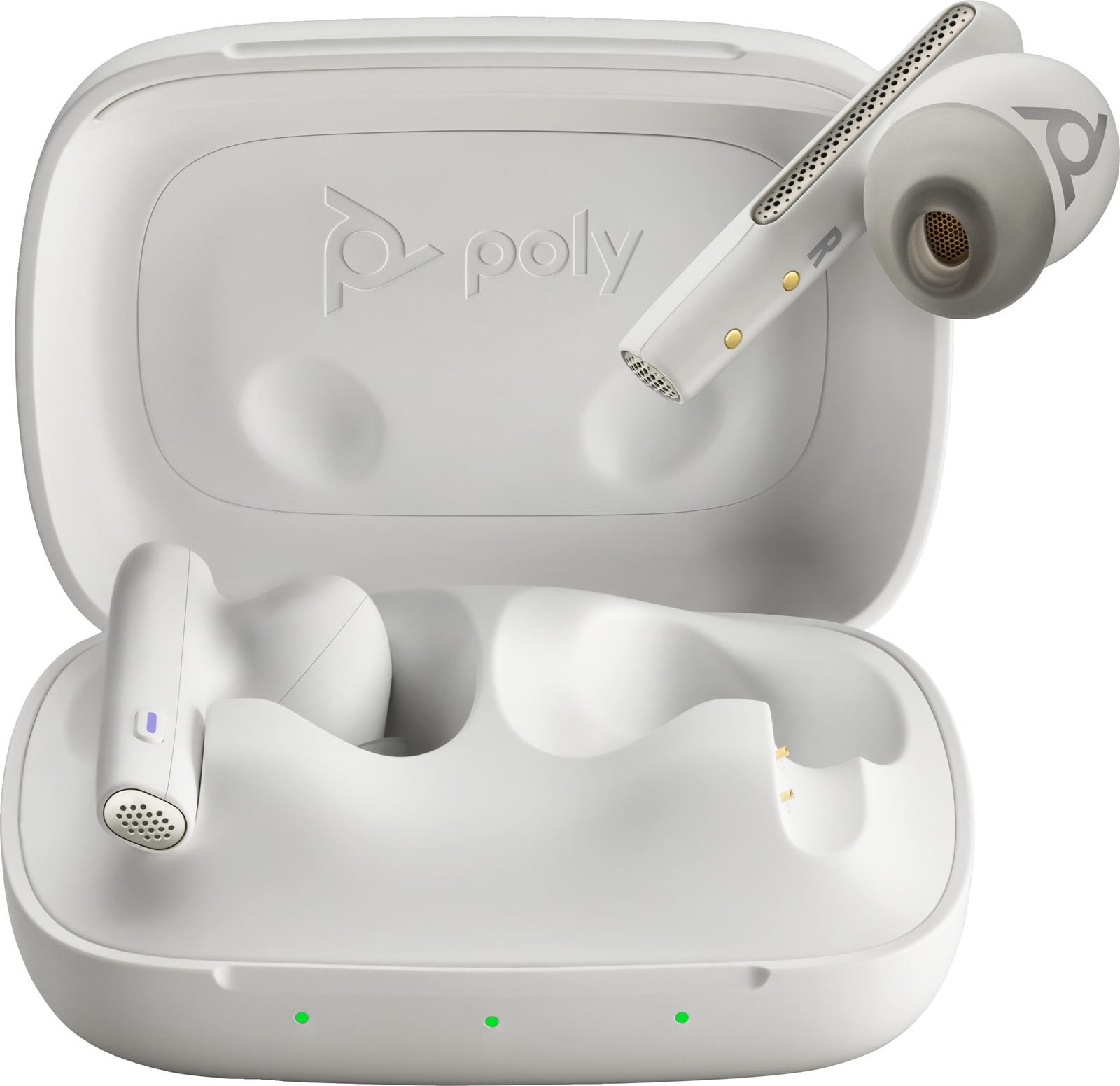 HP Poly Poly Basic Oplaadhoes - Case met oplaadfunctie - wit