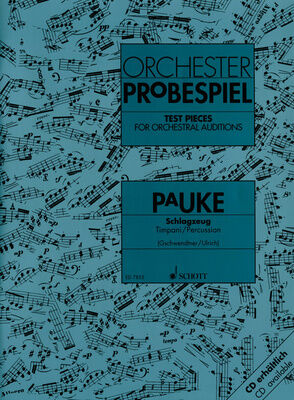 Schott Orchester Probespiel Pauke