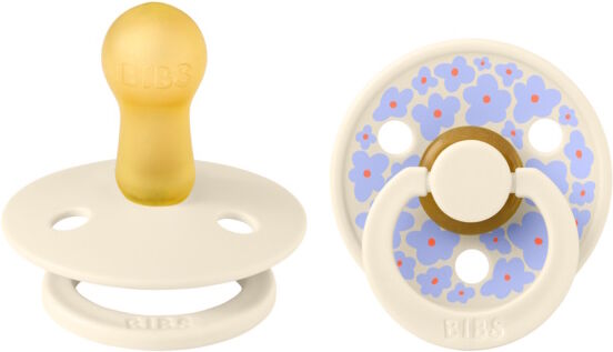 BIBS Pacifier Studio Colour 2-pak Jasmine Ivory Mix Size 2 2 stk