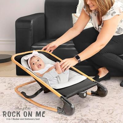 Dream On Me Rock with Me 2-in-1 Rocker & Stationary Seat