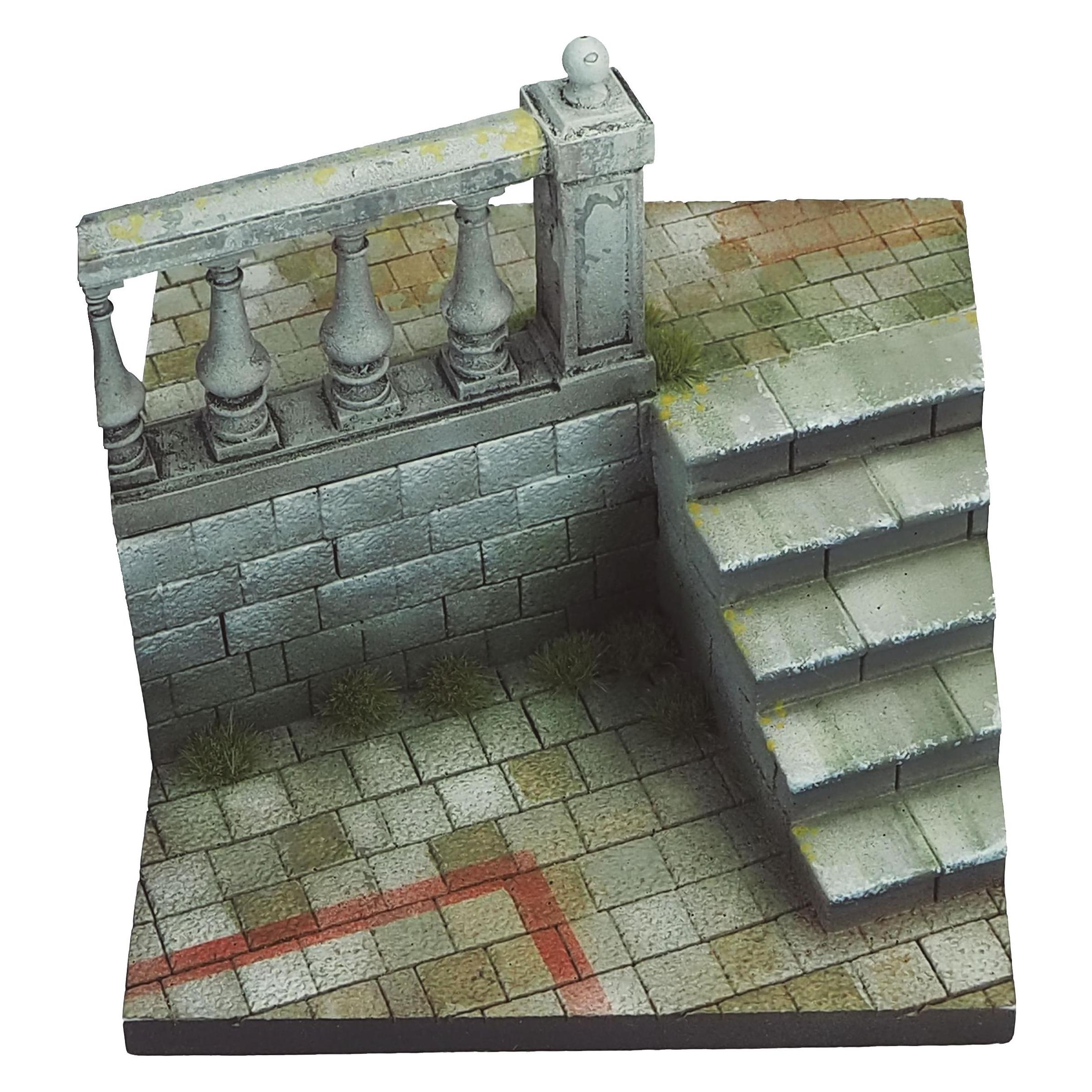 Wittmax Scenics Diorama Bases City Stairs 7x7x6cm (SC010)
