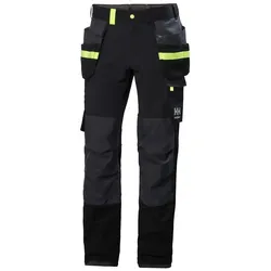 Stretch Handwerkerhose "OXFORD 4X" - C52 - schwarz/dunkelgrau