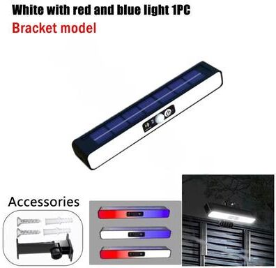 Uplift Picks Solar Motion Sensor Fence Light With Thirty Six LEDs Portable Mounting 3 Colors 1 Pc