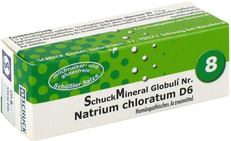 Schuckmineral Globuli 8 Natrium chloratum D6
