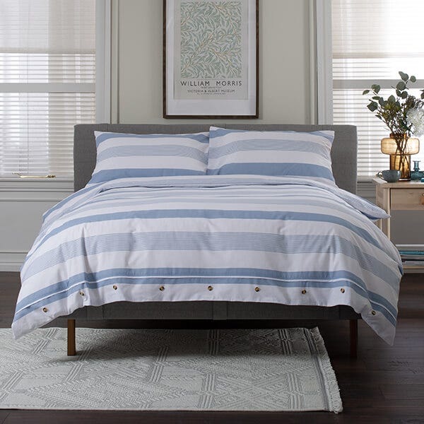 The Lyndon Company Next Level Duvet Set Fog