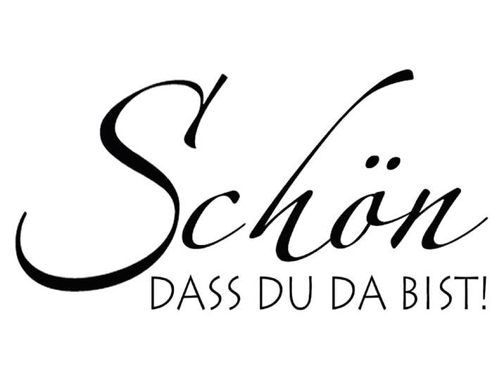Rayher Holzstempel Schön dass Du 3 × 5 cm