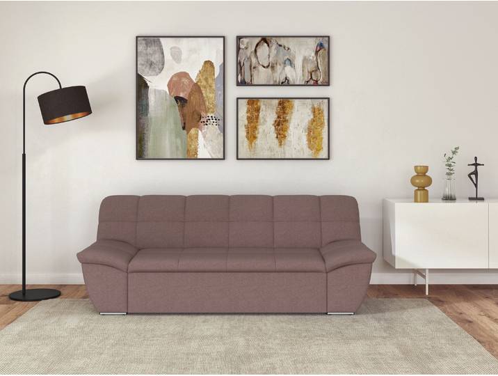 DOMO collection SPLASH Breite 211 cm, moderne Sitz- und Rückensteppung, komfortabel flache Armlehnen zum Entspannen