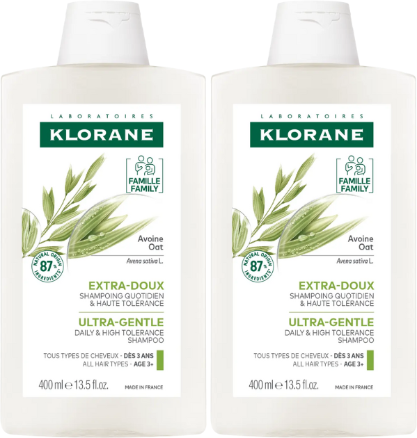 Klorane Champô com Aveia 2x400ml