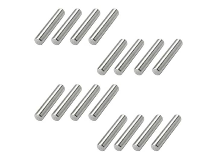 Supports d'étagère en métal Ø 6 × 40 mm – Pièce de rechange 101324 compatible avec supports d'étagère IKEA IVAR NORDEN