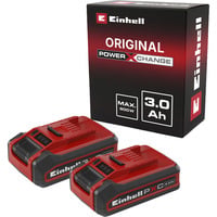 Akku Power-X-Change Plus TWIN-PACK 18Volt 3,0Ah rot/schwarz, 2 Stück, ohne Ladegerät