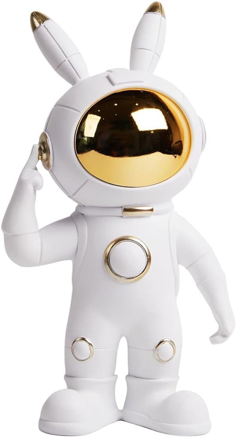 Merkloos Astronaut Beeldje Woondecoratie Ruimte Kunst Hoogte: 27 cm