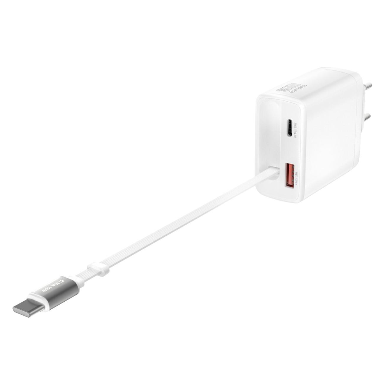 4smarts Netzladegerät PDPlug Slim 65W GaN Jojo (65 W, 3 Ports) (4S541839)