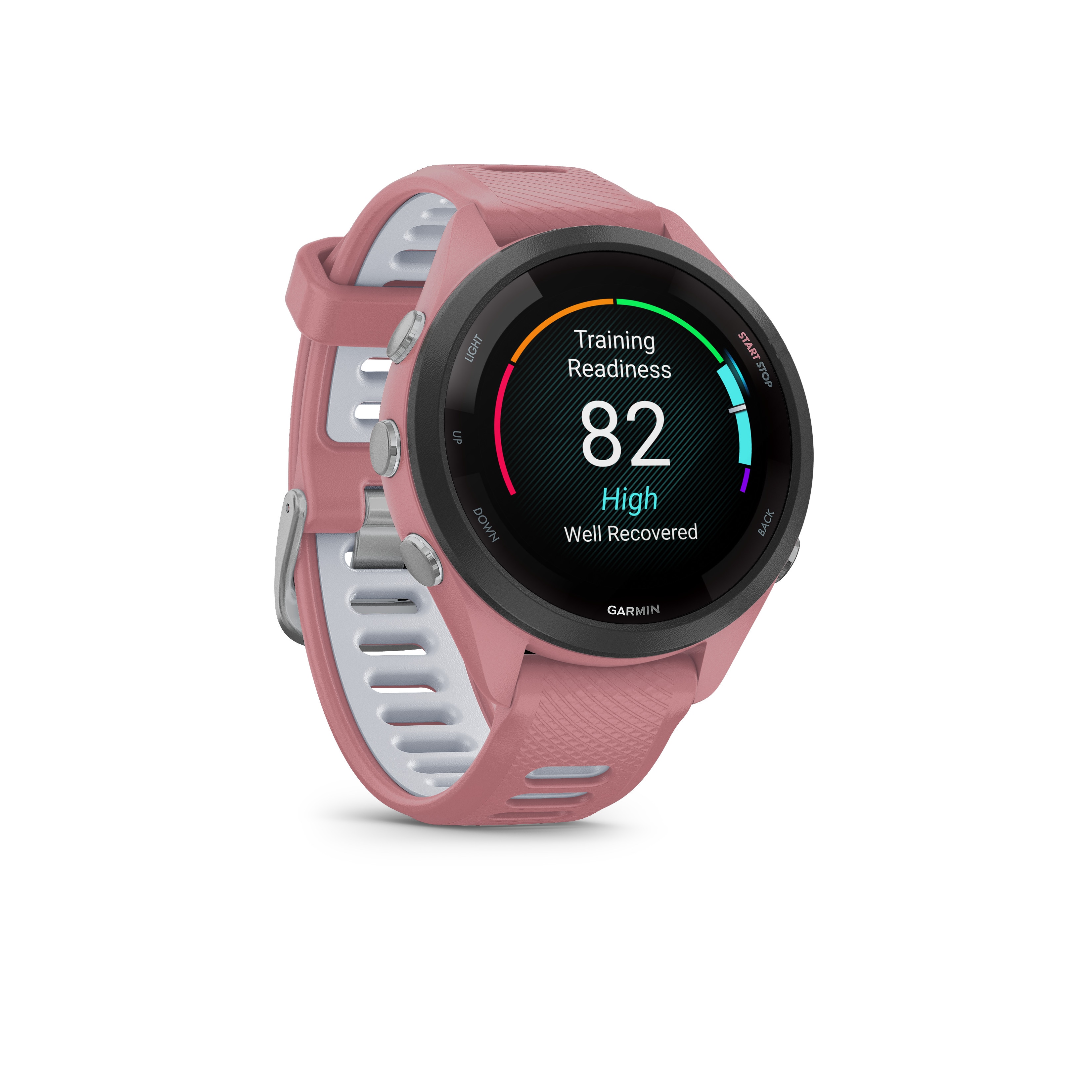 Garmin Forerunner 265S Music 42mm pink/grau GPS Sportuhr 010-02810-15