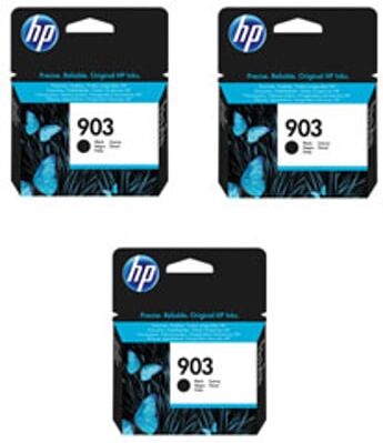 HP 903 Pack 3 cartuchos de tinta negro