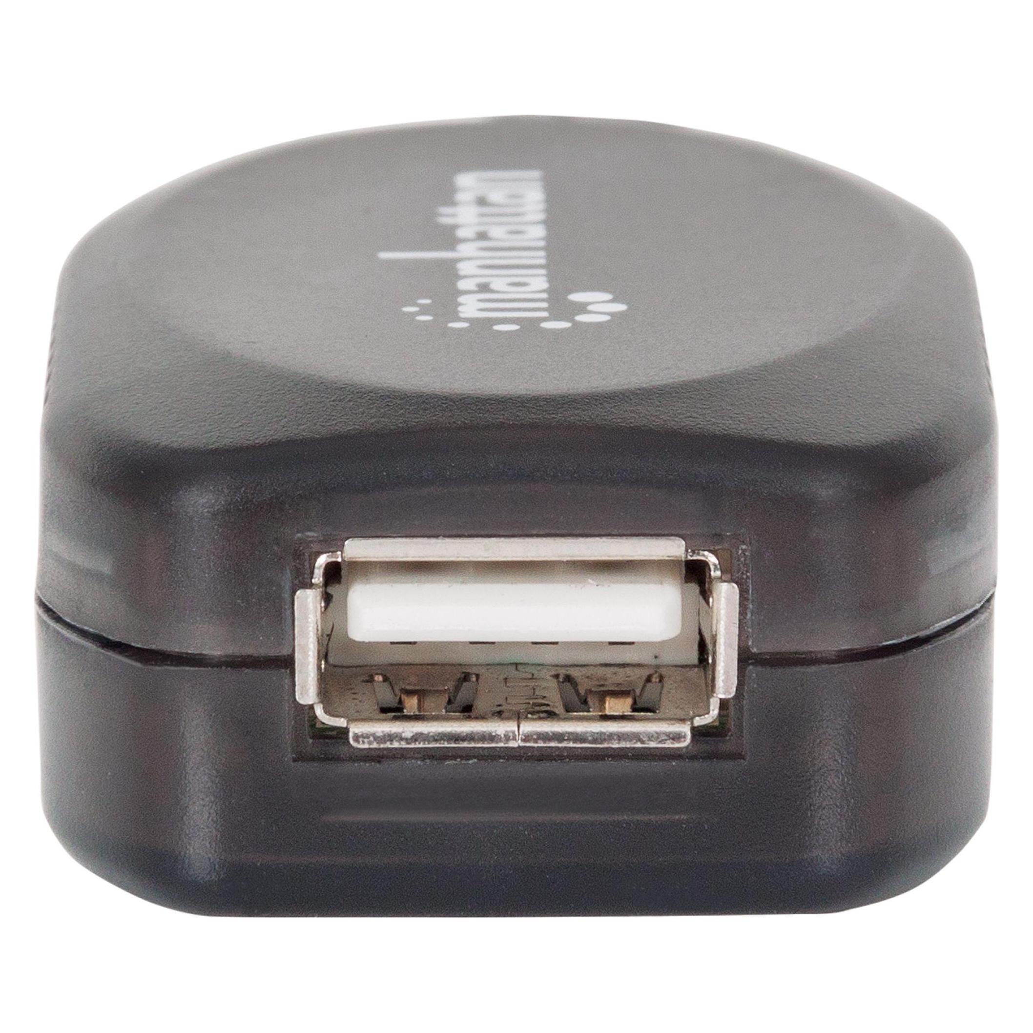 Manhattan In Reihe schaltbar, A-Stecker / A-Buchse (10 m, USB 2.0, 2.50 W) (150248)