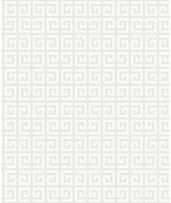 Seabrook Designs Major Greek Key Non-Woven Unpasted Wallpaper